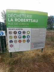 Déchèterie Déchèterie Robertsau  Rue de Lübeck Strasbourg / 37 mini
